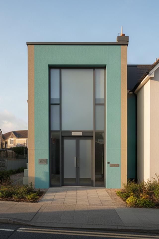 Swansea media office entrance on Pontarddulais Road in soft afternoon light