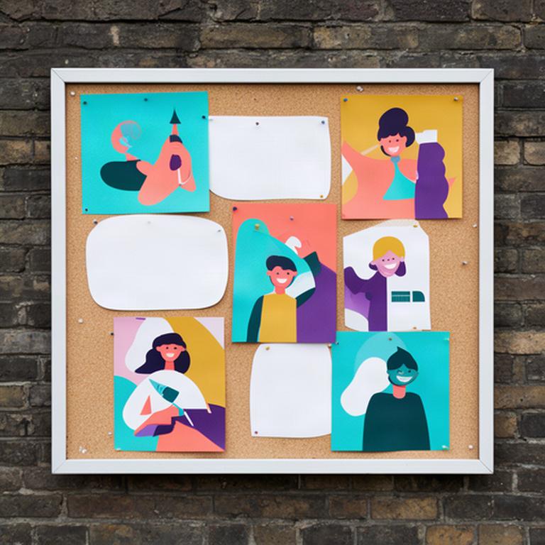 Colourful public information campaign poster displayed on a community noticeboard in Swansea