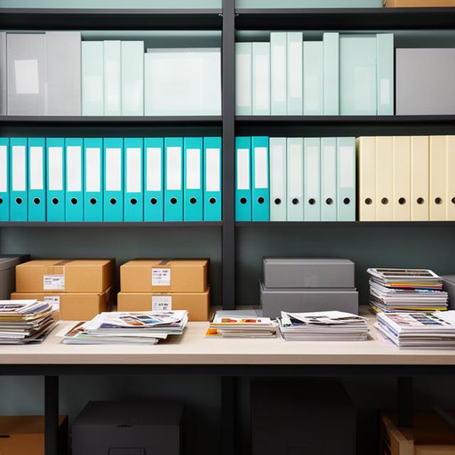 Organised media library with labelled campaign folders and contact sheets